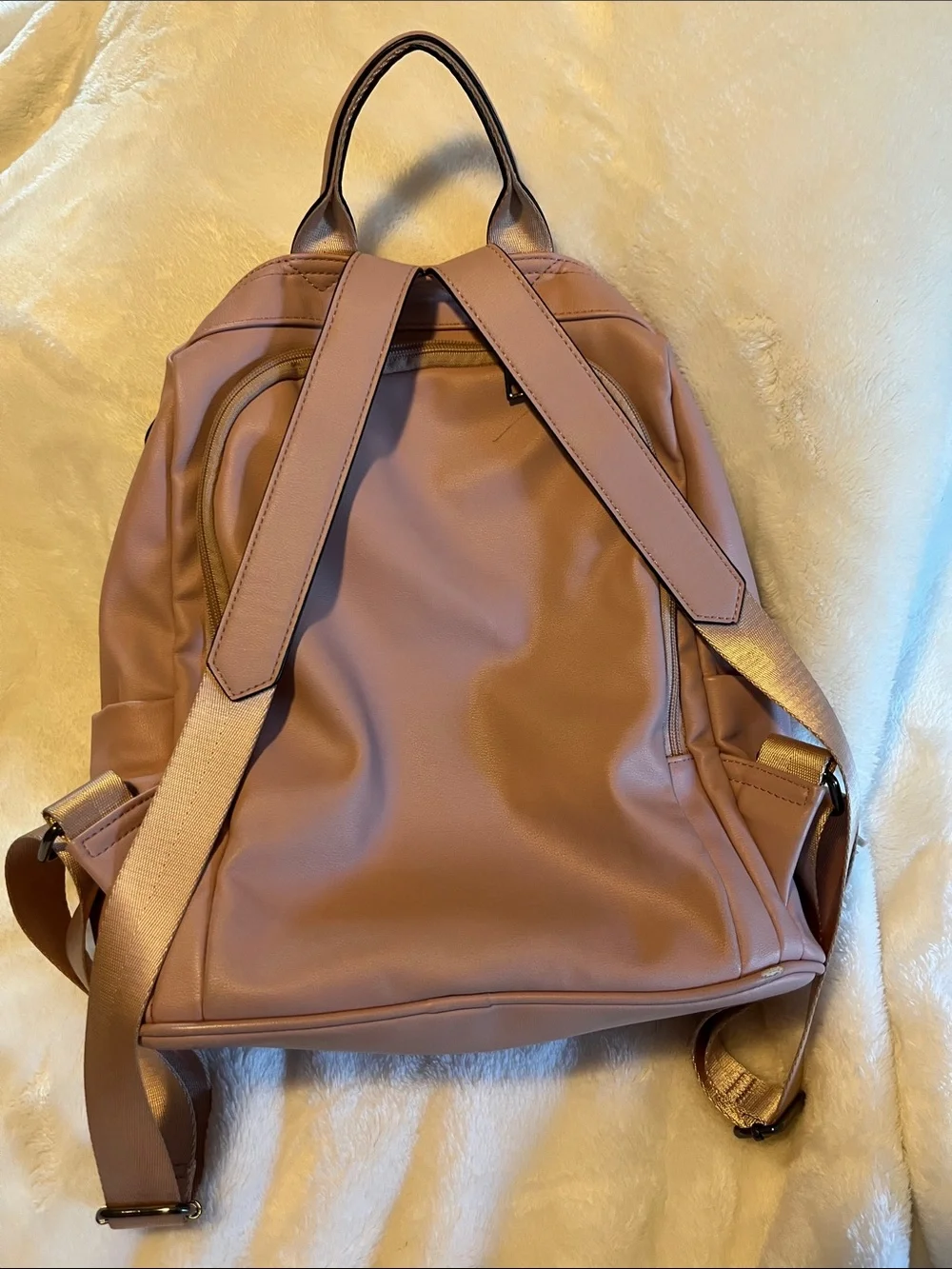 Stylish Blush Pink Women’s Backpack Tote